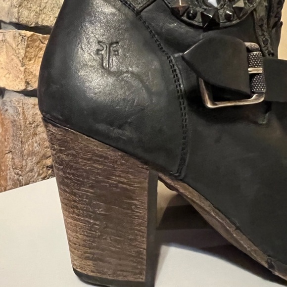 Frye Ilana Deco Studded Boots in Black - Picture 13 of 15